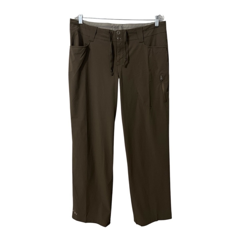 Outdoor Research Ferrosi Pants Women’s 12 Green Brown Hiking Climbing Outdoor